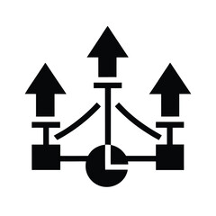 Load Balancing Arrows Vector Illustration
