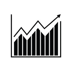 Stock Market Graph Vector Illustration