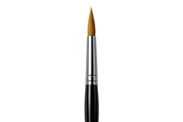 Artist brush for painting and drawing on transparent background, art tools and creative equipment, crafting inspiration