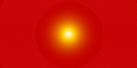 White circle geometric red abstract background. vector