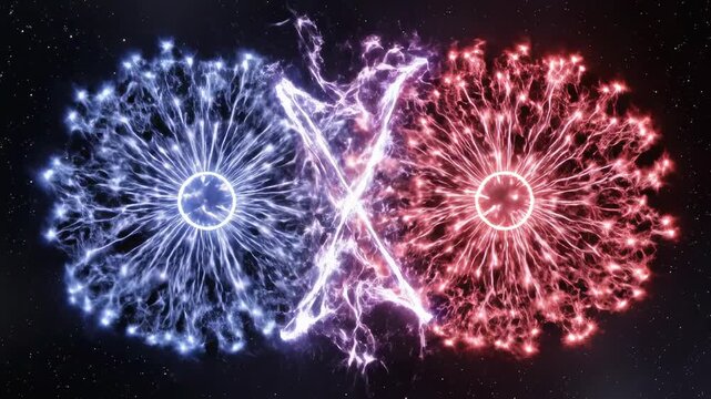 Quantum Entanglement: A breathtaking visual representation of quantum entanglement, where two particles become interconnected, defying the boundaries of space and time.