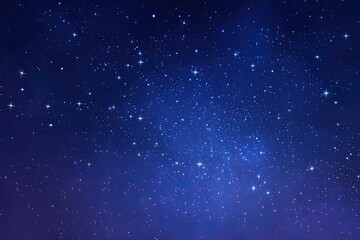 Obraz premium A dark blue sky filled with countless bright white stars, creating a celestial background