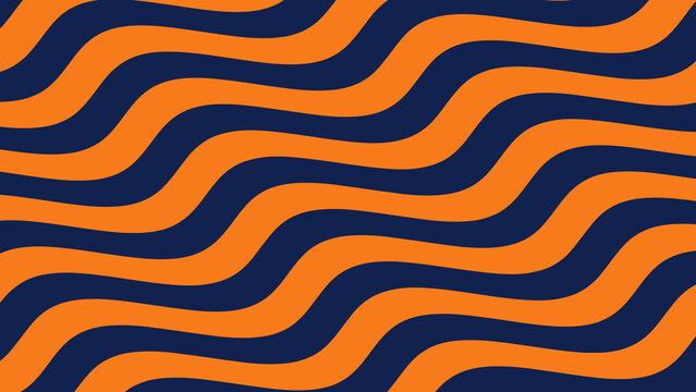 Colorful Seamless Wave Pattern Vector with Smooth Curves for Creative Surface and Graphic Use
