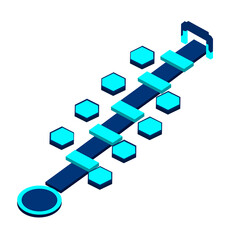 8 steps infografics template