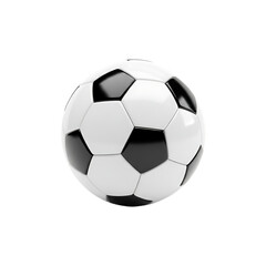 Fototapeta premium Classic soccer ball isolated on transparent background