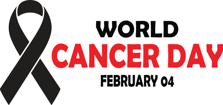 World Cancer Day vecot art 