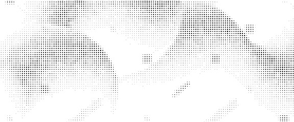 Abstract white and gray color background with halftone effect, dot pattern.