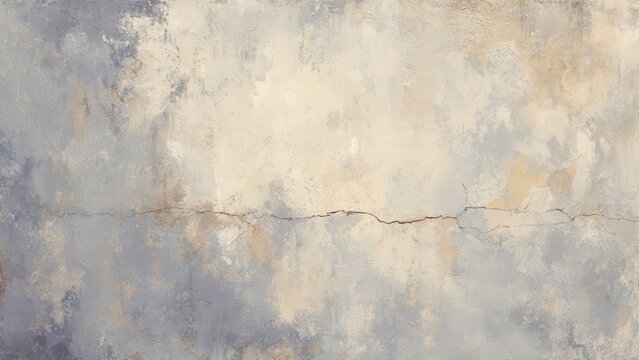 ひび割れのある古い壁の質感テクスチャ背景