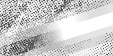 Circles background. Random dots. Black and white shades.  Digital. Mosaic effect. Halftone vector.