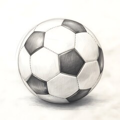 Soccer ball isolated on a white background