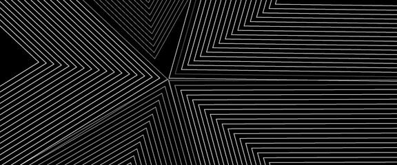 Linear arrow halftone background. Striped cross shape gradient texture. Line arrows center pointing
