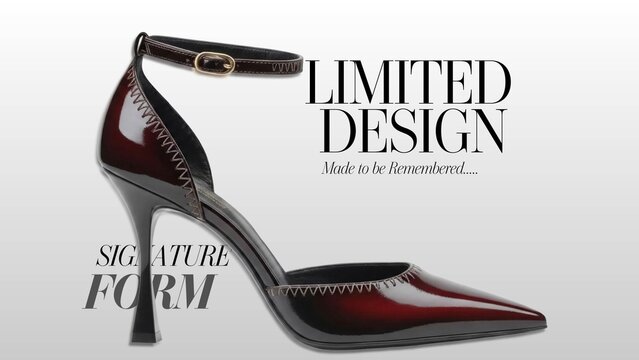 Luxury High Heel Shoe Product Promo