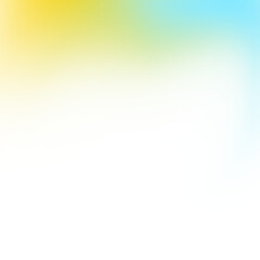 Colorful abstract blur with gradient effect on transparent background
