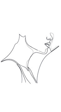 Cigar Smoke Rising from Cigar.