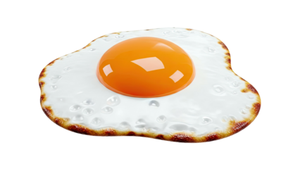 Perfectly Fried Egg with Vibrant Yolk