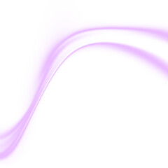 Obraz premium Purple Curve Light Flow Overlay