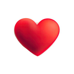 Glossy, red heart graphic on a stark black background, symbolizing affection and love