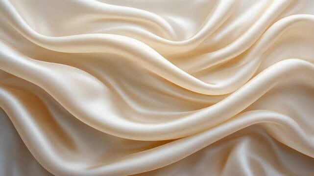 Soft, flowing fabric with a silky sheen in warm tones.