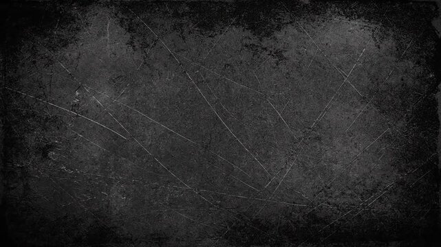 Dark textured background with subtle scratch marks and grunge elements creating a moody atmosphere