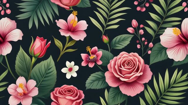 Spring Garden- Incorporate blossoms like cherry, tulip, or daisy motifs.__Tropical Paradise
