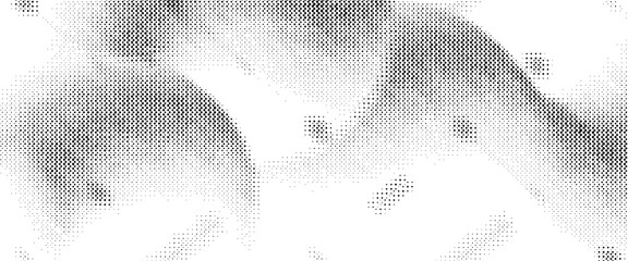 Abstract white and gray color background with halftone effect, dot pattern.