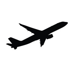 Airplane icon - Clipart, Glyph and solid icon set, Flat Design Icon, line icon set, Flat Vector icon, icon, Editable stroke icon, Modern icon collection