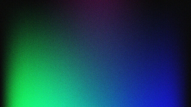 Deep blue green noisy abstract background, Grainy gradient abstract background for web banner poster design, grain texture effect, copy space, Backdrop.
