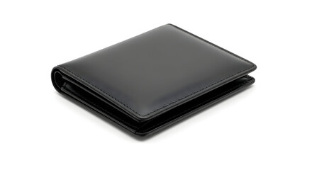 Black leather wallet