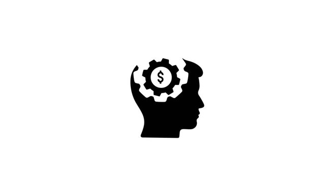 Money bulb idea thing icon motion video suitable to your brand, display, icon, business, invest, money safe, marketing, and more