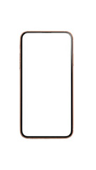 Modern smartphone frame isolated on transparent background