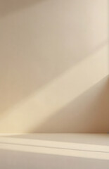 empty room with a wall