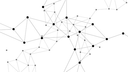 Seamless geometric pattern vector illustration featuring a digital network structure with circular and triangular shapes for a modern technology business connection backdrop