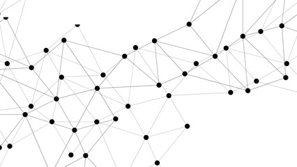 Abstract vector background featuring a geometric pattern of circles and lines that symbolize a digital network connection and modern technology concept for a business web design