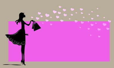 Romantic Love Gift Illustration