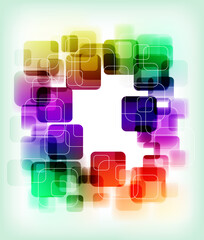 Abstract Square Background