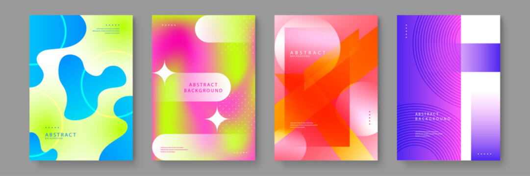 Dynamic abstract set with lime green gradients and bold orange-red geometric intersections featuring white star accents - Powered by Adobe