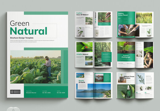 Green Nature Brochure Design Template