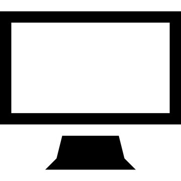 lcd tv monitor with blank screen