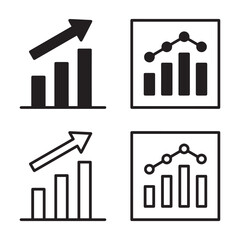 Rising Business Performance Graph Icon