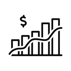 Upward Performance Expansion Vector Icon