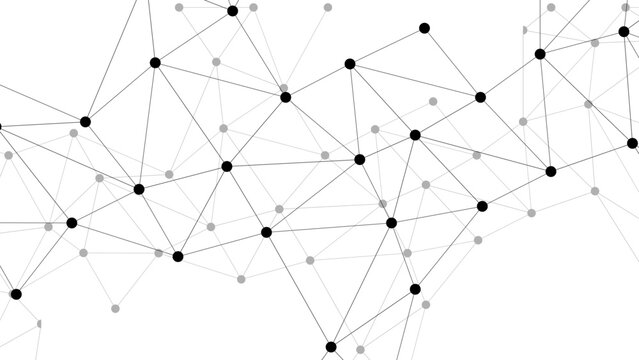 Seamless silver geometric pattern featuring an abstract background of vector circles and triangles creating a modern network connection design for business technology wallpaper