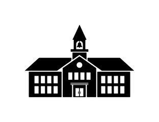 Iconic School Building with Clock Tower