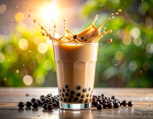 coffee with boba