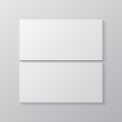 Vector empty collage board two images, photos