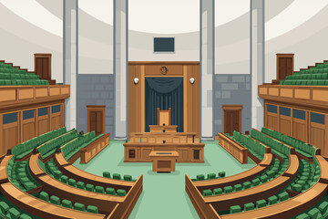 Fototapeta premium Legislative Session Assembly Interior