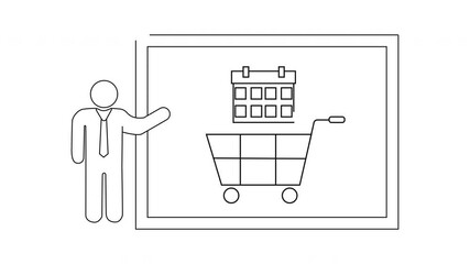 Scheduled Shopping Cart Presentation - Business Strategy and Planning.