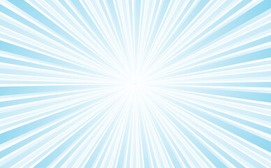 Blue Radial Burst Background