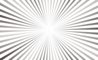 Monochrome Sunburst Light Rays