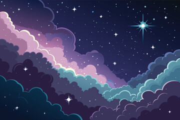 Nebula Cloud Space Illust