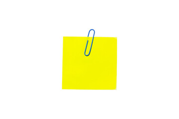A yellow notebook is isolated from a white background.
